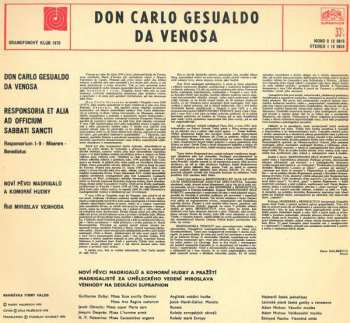 LP Prague Madrigal Singers: Responsoria Et Alia Ad Officium Sabbati Sancti