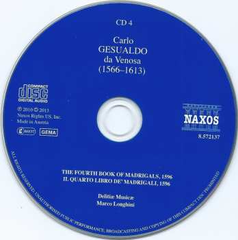 7CD/Box Set Carlo Gesualdo: The Complete Madrigals