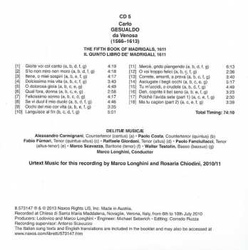 7CD/Box Set Carlo Gesualdo: The Complete Madrigals