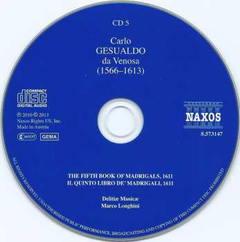 7CD/Box Set Carlo Gesualdo: The Complete Madrigals