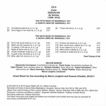 7CD/Box Set Carlo Gesualdo: The Complete Madrigals