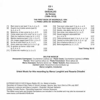 7CD/Box Set Carlo Gesualdo: The Complete Madrigals