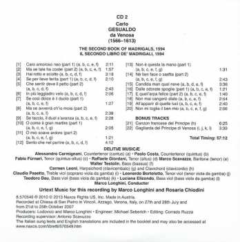 7CD/Box Set Carlo Gesualdo: The Complete Madrigals