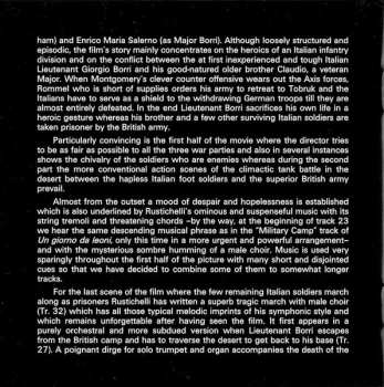 CD Carlo Rustichelli: Un Giorno Da Leoni / La Battaglia Di El Alamein (Original Motion Picture Soundtracks)