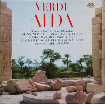 3LP/Box Set Orchestra Del Teatro Alla Scala: Aida (Opera In 4 Acts, Historical Recording) (3xLP + BOX + BOOKLET)
