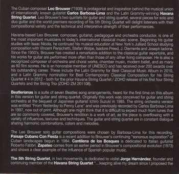 CD Carlos Barbosa-Lima: Leo Brouwer: Beatlerianas