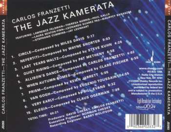 CD Carlos Franzetti: The Jazz Kamerata