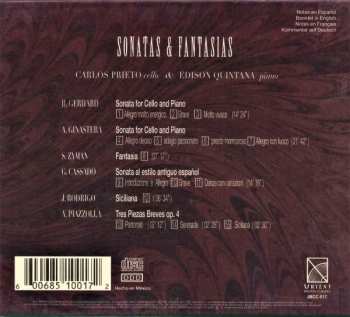 CD Carlos Prieto: Sonatas & Fantasías