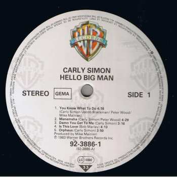 LP Carly Simon: Hello Big Man