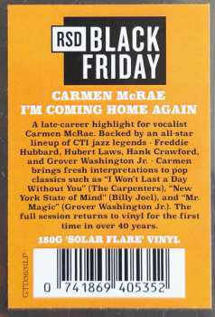 2LP Carmen McRae: I'm Coming Home Again