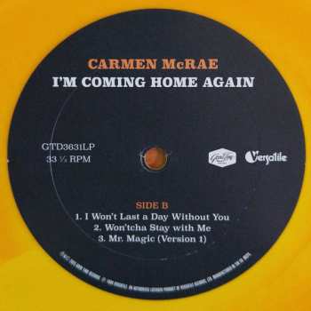 2LP Carmen McRae: I'm Coming Home Again