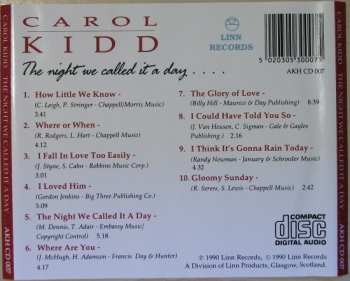 CD Carol Kidd: The Night We Called It A Day....