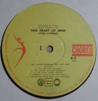 LP Carol Lawrence: This Heart Of Mine