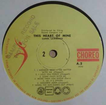 LP Carol Lawrence: This Heart Of Mine
