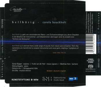 SACD Carola Bauckholt: Hellhörig