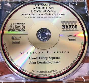 CD John Constable: Classic American Love Songs