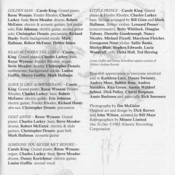 CD Carole King: One To One / Speeding Time