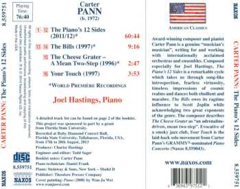 CD Carter Pann: The Piano's 12 Sides