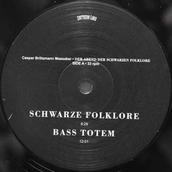 LP Caspar Brötzmann Massaker: Der Abend Der Schwarzen Folklore