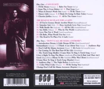 2CD Cass Elliot: Cass Elliot / The Road Is No Place For A Lady / Don't Call Me Mama Anymore