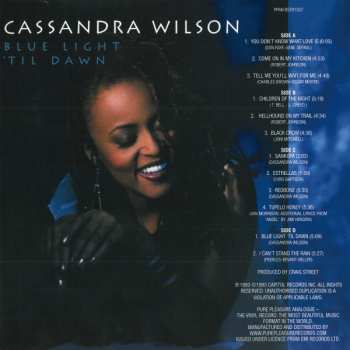 2LP Cassandra Wilson: Blue Light 'Til Dawn LTD