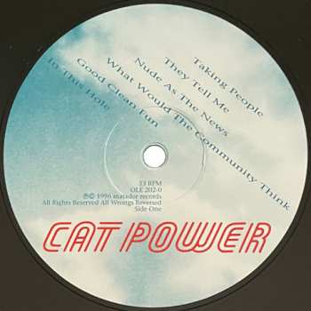 LP Cat Power: What Would The Community Think