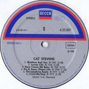 LP Cat Stevens: Die Weisse Serie