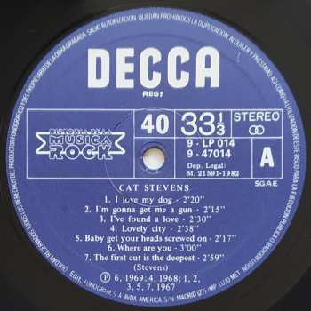 LP Cat Stevens: Cat Stevens