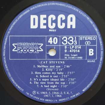 LP Cat Stevens: Cat Stevens