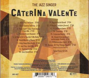 CD Caterina Valente: The Jazz Singer DIGI