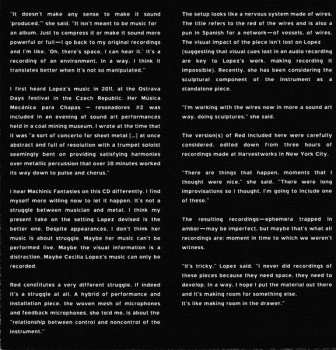 2CD Cecilia Lopez: Red | Machinic Fantasies