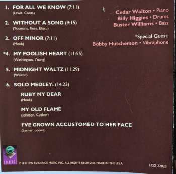 CD Cedar Walton: Among Friends