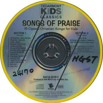 CD Cedarmont Kids: Songs Of Praise