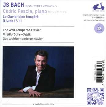 CD Cédric Pescia: Js Bach // Cédric Pescia The Well-Tempered Clavier (Complete)