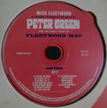 4LP/2CD/Box Set/Blu-ray Mick Fleetwood & Friends: Celebrate The Music Of Peter Green And The Early Years Of Fleetwood Mac DLX