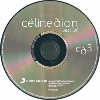 3CD Céline Dion: Best Of Céline Dion 3 CD