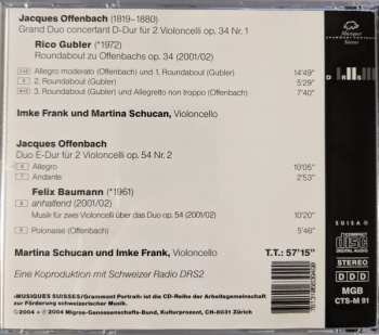 CD Imke Frank: Celloduo Frank / Schucan