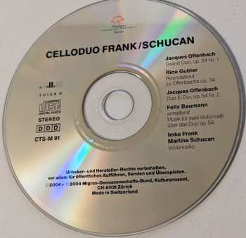 CD Imke Frank: Celloduo Frank / Schucan