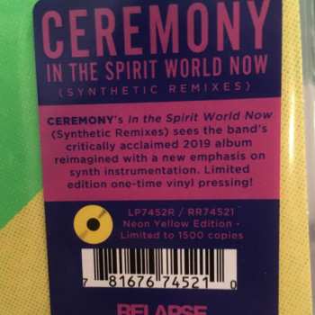 LP Ceremony: In The Spirit World Now (Synthetic Remixes) LTD | CLR