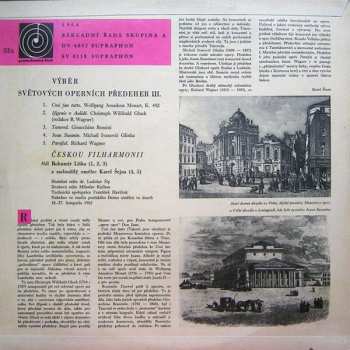 LP The Czech Philharmonic Orchestra: Výběr Světových Operních Předeher III.