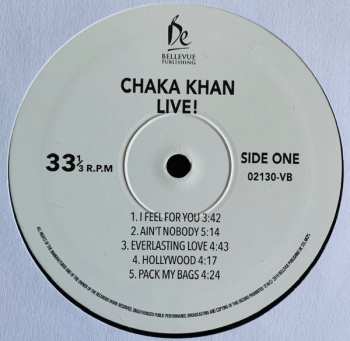 LP Chaka Khan: Live!