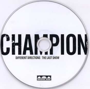 CD/DVD Champion: Different Directions (The Last Show)