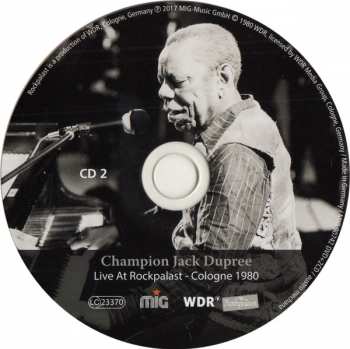 2CD/DVD Champion Jack Dupree: Live At Rockpalast