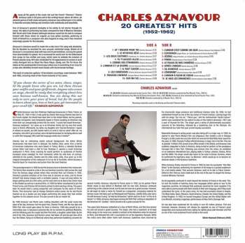 LP Charles Aznavour: 20 Greatest Hits (1952 - 1962) LTD