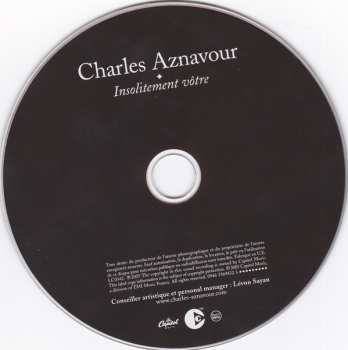 CD Charles Aznavour: Insolitement Vôtre