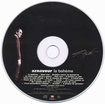 CD Charles Aznavour: La Bohème
