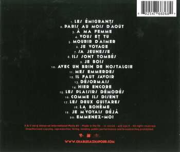 CD Charles Aznavour: Live Palais Des Sports 2015