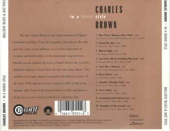 CD Charles Brown: In A Grand Style