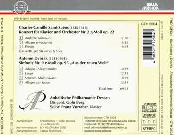 CD Antonín Dvořák: Konzert Für Klavier Und Ochester Nr. 2 G-Moll Op. 22 / Sinfonie Nr. 9 E-Moll Op. 95 "Aus Der Neuen Welt"