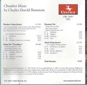 CD Charles Harold Bernstein: Chamber Music